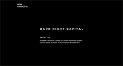 Desktop Screenshot of darknightcapital.com